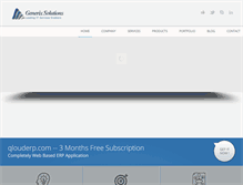 Tablet Screenshot of generixsol.com